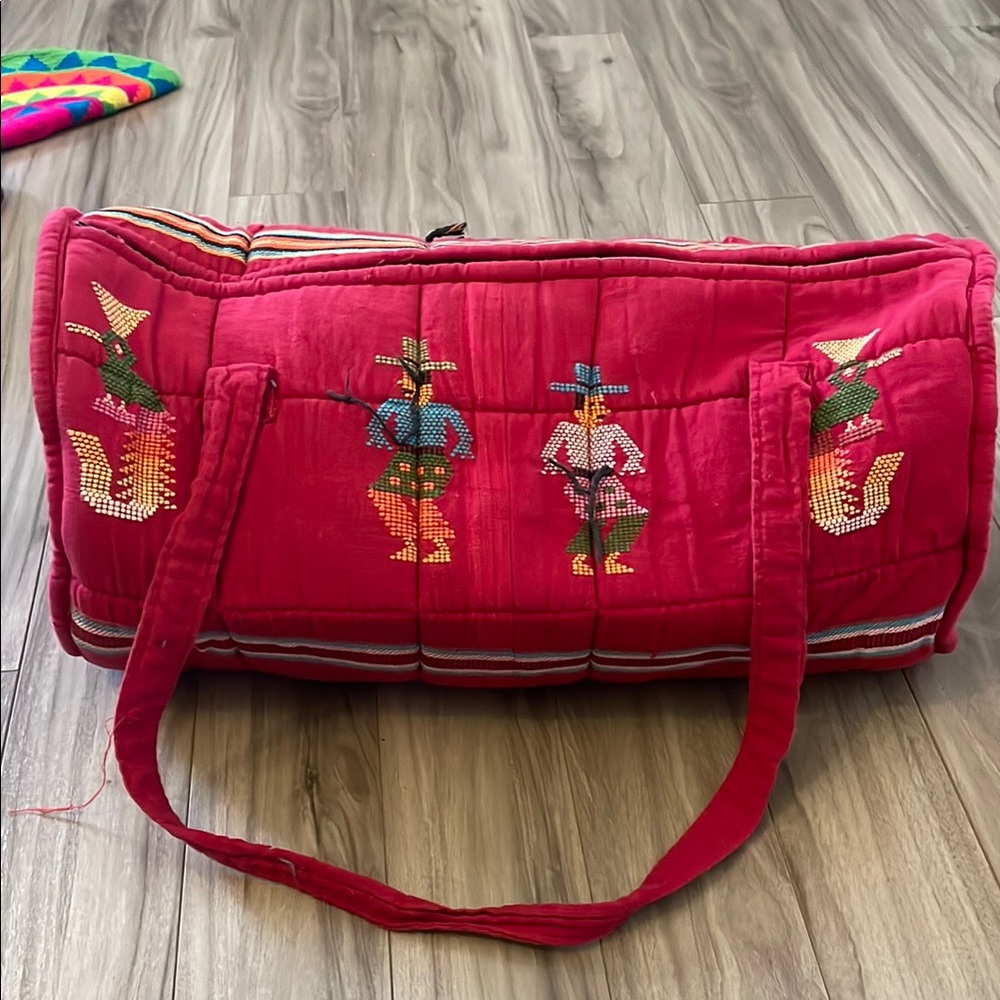Colorful Embroidered Women's Bag